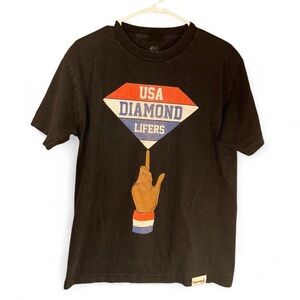 Diamond Supply Co. USA Diamond Lifers Harlem Globe Trotters Shirt Size M